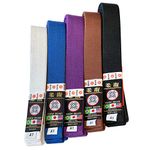 Japanese made Ronin Deluxe Super Brazilian Jiu-jitsu Belt (Black, A2)