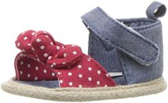Luvable Friends Unisex Baby Crib Shoes, Red Dot, 0-6 Months