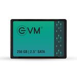 EVM 256GB 2.5 Inch SATA Internal SSD - Read: 550MB/s & Write: 500MB/s - SATA Solid-State Drive - 5Years Warranty (EVM25/256GB)