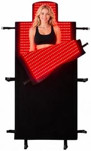 2025 Upgraded 75"x 35'' Dual Wavelength LED Beads 660nm&850nm Red Light Therapy Blanket Full Body, Used to Face and Body Pain Relief Skin Health Personal Care