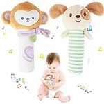 Funsland Baby Rattles Toys Soft Plu