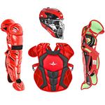 All Star System7 Axis Two Tone Baseball Catcher's Gear Set - Ages 12-16