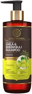 Khadi Natural Amla & Bhringraj Shampoo | Hair Cleanser for Nourishing Hair | Shampoo for Smooth & Soft Hair | SLS & Paraben Free | Suitable for All Hair Types | Powered Botanics | 310ml