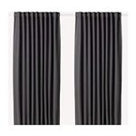 IKEA Annakajsa Blackout Curtains 1 Pair Gray 203.902.39 Size 57x98