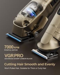 Vgrpro Cordless Hair Clippers – Gold, Rechargeable Grooming Trimmer