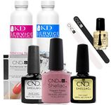 CND Shellac Starter Kit Manicure and Pedicure Set, Fragrant Freesia
