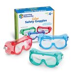 Learning Resources Colored Safety Goggles, Classroom Accessories, Set of 6, Ages 4+