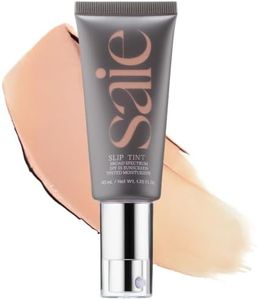 Saie Slip Tint Tinted Moisturizer with SPF 35 - Light Coverage, Glowy Skin Tint & Mineral Sunscreen for Face with Hydrating Hyaluronic Acid - Summer Makeup Essential - Shade One (1.35 oz)