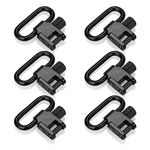 VicBre 6 PCS Metal Sling Swivels for Rifle Shotgun, 1 inch