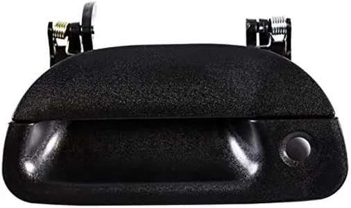 Dependable Direct Replacement Rear Textured Tailgate Handle Compatible with Ford F-150, F-250, F-250 SD, F-350 SD, Sport Trac FO1915115 (1997, 1999, 2000, 2001, 2002, 2003, 2004, 2005, 2006, 2007)