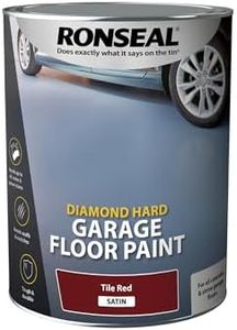 Ronseal DHGFPTR5L Diamond Hard Garage Floor Paint Tile Red 5 Litre