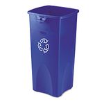 Rubbermaid Commercial Products Square Container 87 Litre Blue FG356973BLUE