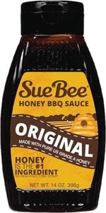 Sue Bee Original Style Barbecue Sauce, Honey BBQ, 14 oz, Pack of 1