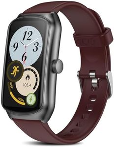 anyloop Fitness Trackers for Women Men with 24/7 Heart Rate/Swimming/Sleep/Calorie/Step Tracker Counter, IP68 Waterproof Smartwatch Compatible with Android iOS(Red, fits 5.5-7.87 inch Wrist)