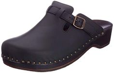 Berkemann Unisex - Adults Riemen Toeffler 402 Clogs & Mules Black EU 38