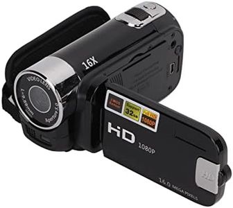 Video Camera Camcorder, 16MP Full HD 1080P Handheld Camera Recorder Portable 2.7inch Color Screen for Family for Kids for Gifts (Black)