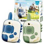Walkie Talkie Kids - Toys for 2 3 4 5 6 Year Old Boys Girls Dinosaur Toys for Boys Gifts for 5 6 7 8 Year Olds Kids Age 4-7 Walkie Talkie Outdoor Camping Gifts Birthday Xmas Easter Stocking Fillers