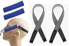 2-Pack CPAP Headgear Straps with 2 CPAP Covers, Compatible with ResMed Swift FX