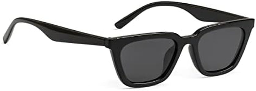 ROYAL SON UV400 Hd Dark Polarized Square Sunglasses for Men's Women/Ledies - Black