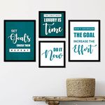 kotart Wood - Motivational Quotes Wall Frame For Home And Office Wall Decor - Inspirational Quotes Posters With Frame For Living Room - Framed Posters For Wall Decoration (11 X 14 Inch, Framed)