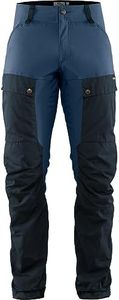 Fjallraven 87176-555-520 Keb Trousers M Pants Hombre Dark Navy-Uncle Blue Tamaño 52/L
