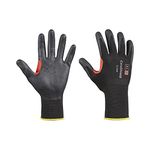 Honeywell 10 Pairs CoreShield™ Cut Resistant Work Gloves, Black/Red, Cut Level A, Nitrile Microfoam Coating, Washable, Touchscreen Capacitive, Size 9/L, 21-1518B/9L