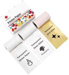 Phomemo M02/M02 Pro/M02S/M03/M03AS/M04S Pocket Printer Paper- Transparent/Silver/Gold Glitter Sticker Paper