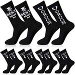 Sintege 6 Pairs Groomsmen Gifts for Men Him Funny Novelty Groomsmen Socks Groom Gifts Groomsman Proposal Gifts Crew Wedding Socks