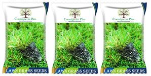 Countgreen Plus Organic Bermuda Grass Seeds for Lush Gardens, Vibrant Lawns, and Durable Sports Grounds – 3-Pack Combo (500 Seeds per Pack)