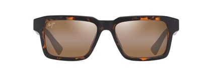 Maui Jim Unisex's Kahiko Sunglasses, Matte Dark Havana/Hcl Bronze Polarized, Large