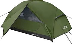 Forceatt Camping Tent 2-3 Person, 2 Doors Ventilation Double Layer Waterproof Lightweight Backpacking Tent with Carry Bag, 3-4 Seasons, Easy Set Up, Ideal for Camping, Hiking & Outdoor.