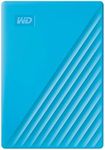 Western Digital My Passport USB3.0 External Hard Drive, 4 TB, WDBPKJ0040BBL-WESN,Blue