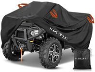 ATV Cover Waterproof Heavy Duty 210D Oxford Large HAYCOVER ATV Quad Bike Cover for ATV Vehicle, Scooter, Motorcycle,Quad Bike Outdoor Storage Dust Rain UV Protection 210L*120W*115H CM