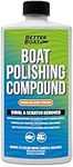 Boat Polishing Compound Gelcoat Restorer Fiberglass Polish for Boats Fiberglass Rubbing Compound and Polish for Gelcoat Oxidation Remover Faded Shiny Boat Marine Compound Gel Coat Restorer