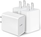 [3 Pack] 20W USB C Fast Charger Block,iPhone Fast Charger USB Type C Wall Charger Power Adapter for iPhone16/16 Pro/16 Pro Max/15/15 Pro Max/14/14 Pro Max/iPhone 13/12/11, iPad Pro,Pixel and Samsung