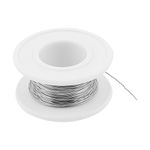 sourcingmap Nichrome 80 0.25mm 30 Gauge AWG 25M Roll 22.86 Ohms/m Heater Wire