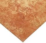 Norwall FT23498 Sand & Red Faux Pre-pasted Wallpaper, Burnt Orange