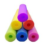 Runsmooth 6 Swimming Pool Noodle Foam 60inch, Flexible Woggle Hollow Pool Noodles Pool Float Sticks For Kids Adults Swim Aid Training Beginners, Colorful