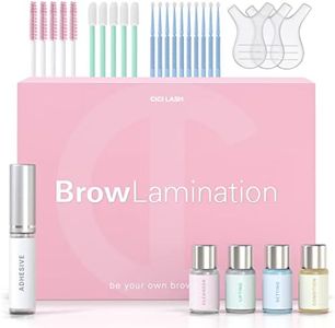 Brow Lamination Kit by CICI | Professional Instant DIY Eyebrow Lamination Lift Kit with Keratin Conditioning for Fuller, Thicker, Beautiful Brows | Easy to Use & Long Lasting Results