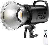 NEEWER Upgraded CB60 70W LED Video Light, 5600K Daylight COB Continuous Output Lighting with Bowens Mount/2.4G Remote CRI/TLCI97+ 9000Lux/1m for Studio/Outdoor Photography Videos Recording (Black)