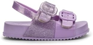 mini melissa Cozy Sandals for Babies, Lilac/Glitter, 6