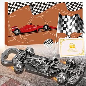 LULLEA Apribottiglie da Birra per macchina da corsa, Regali Auto Unici per Lui, Regalo Uomo Compleanno, Regali per Birra per Uomo, Regalo di San Valentino per Marito fidanzato, Regali Pap