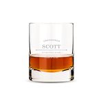 Weddingstar Custom Whiskey Glass 11oz Personalized Engraving - Best Man and Groomsman