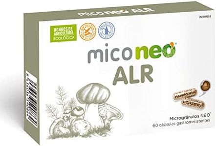 MICO NEO | ALR | 60 Cápsulas | Ayuda contra los Síntomas de Alergias Estacionales | Reduce la Tos | A Base de Sol de Oro, Reishi, Champiñón del Sol, Melena de León y Camu Camu