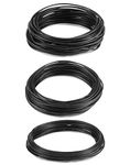 QWORK® Bonsai Wire Set, Tree Training Wire Anodized Aluminum Wire for Shaping Bonsai Tree, 1.0mm, 1.5mm, 2.0mm, 10M / 32.8FT for Each Size