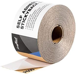 toolant 600 Grit Sandpaper Roll, 2-3/4" Wide 20 Yard Longboard Self Adhesive PSA Stickyback Sand Paper for Woodworking, Metal, Plastic, Automotive, Sanding Blocks