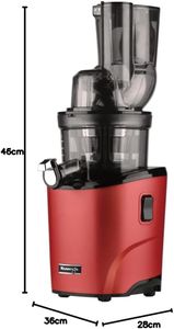 Kuvings REVO830 Slow Juicer – Red Cold Press Juice Extractor