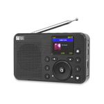 Ocean Digital WR-18 Handheld Portable Internet Radio, FM, Bluetooth Speaker, Micro SD, Rechargeable, 5 Preset Buttons, Dimmer, Auto Off Timer, Color Display