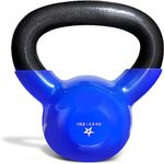 Yes4All Vinyl Coated Kettlebell Weights Set – Great for Full Body Workout and Strength Training – Vinyl Kettlebell 10 lbs