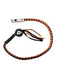 Motorcycle Whips 42" Get Back Whip with ball, Biker Whips Handlebar Accessories for motorbike